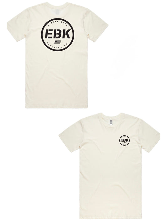 White Short Sleeve E-Bike Kids Circle Logo Shirt